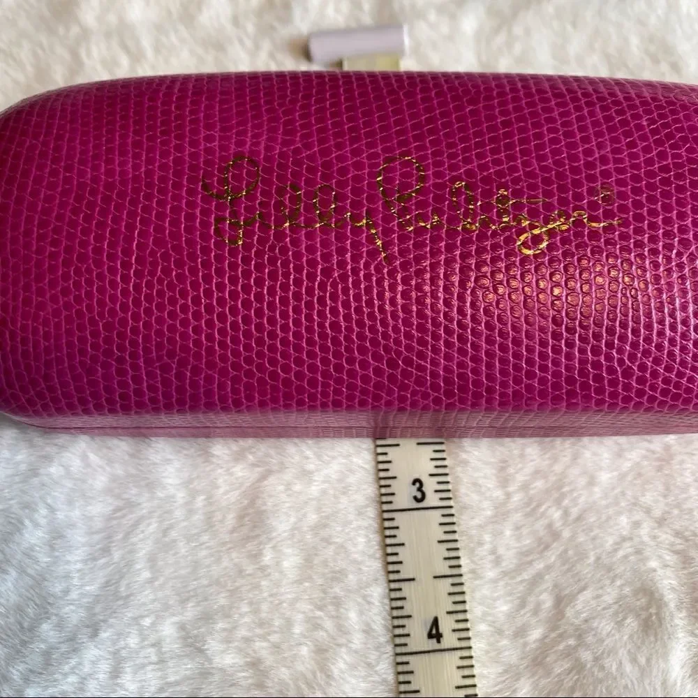 Lilly Pulitzer Pink Hard Case Eyeglasses Case